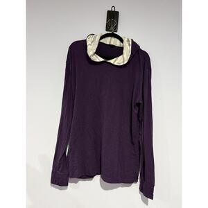Two Blind Brothers Hoodie, Plum, Large, Unisex
